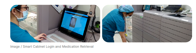 Smart Cabinet Login and Medication Retrieval