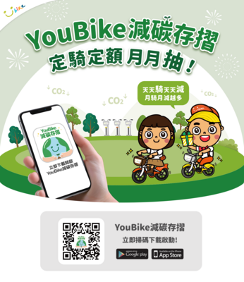 Join the YouBike Carbon Reduction App Campaign — Team up, ride together, and enter to win exciting prizes!Image